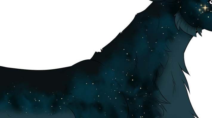 Starry pattern in fur